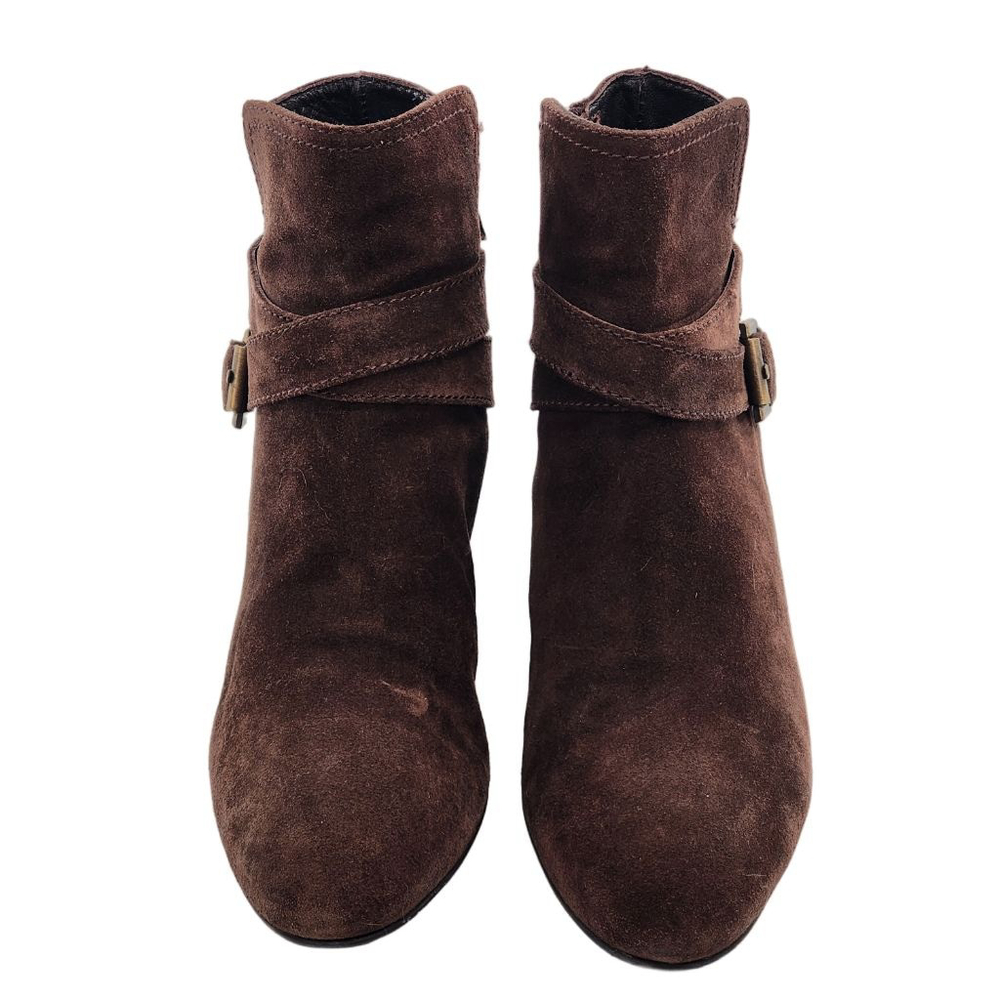 AQUATALIA Francique Brown Suede Weatherproof Ankle Boots & Booties‎ Size 7.5 - Picture 4 of 8